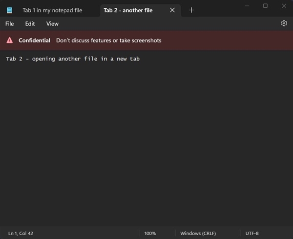 Win11记事本迎来“大升级”：将新增标签页功能