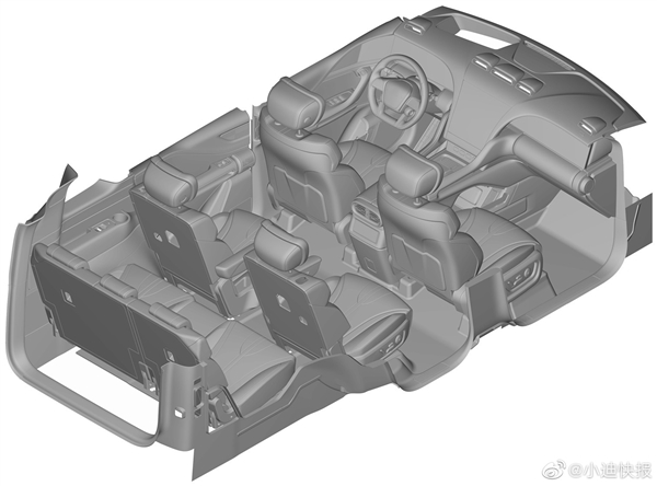 三排七座！仰望U8内饰曝光：比亚迪首款百万豪车来了