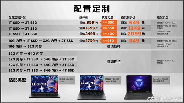 性价比爆棚！联想GeekPro G5000发布：可选RTX 4050/60