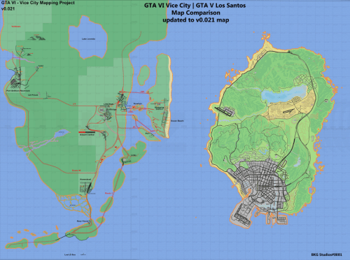 玩家搜集信息拼凑《GTA6》地图:比洛圣都要大3倍