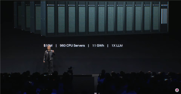 NVIDIA黄仁勋“挑战”CPU：GPU训练AI大模型可降低96%成本