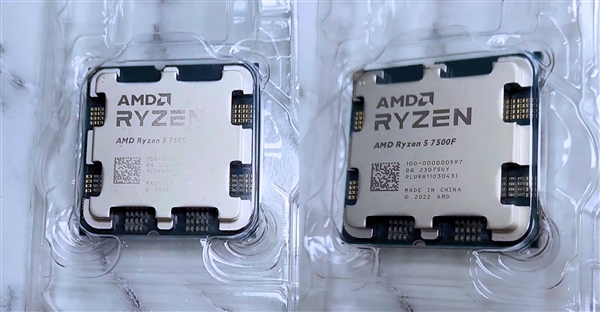 AMD锐龙5 7500F真身浮现：Zen4第一次没了核显、价格诱人