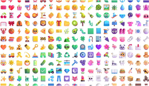 首次亮相已有两年：Win 11终于上线全新3D Emoji