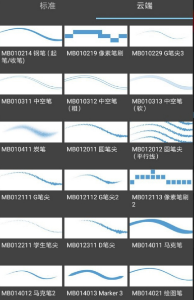 ipad的medibang怎么导入笔刷