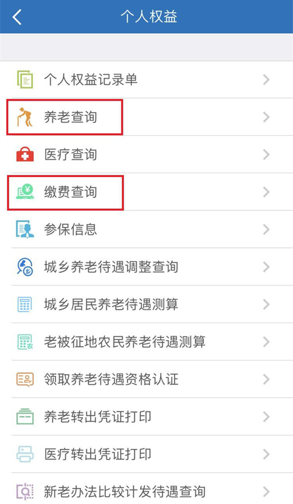 天津人力社保app怎么查询缴费记录