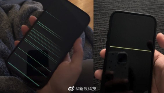 iPhone 14 Pro又现bug 开机时屏幕出现黄绿条纹