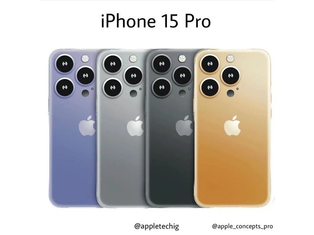 iPhone 15 Pro渲染图曝光：外观爆改