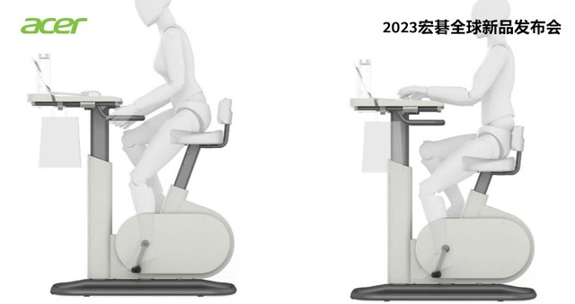 宏碁推出eKinekt 酷骑桌 倡导活力永续生活方式