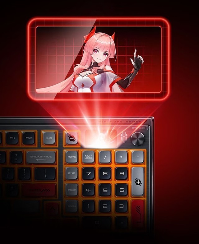 红魔电竞机械键盘首发899元首发：居然还有1.47寸显示屏