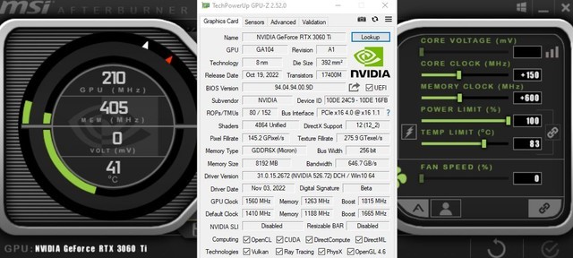 别买旧款了！RTX 3060 Ti GDDR6X比出厂超频GDDR6型号更快