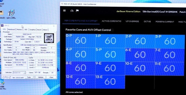 性能炸裂！英特尔酷睿i9-13900HK移动CPU主频超频到5.8 GHz