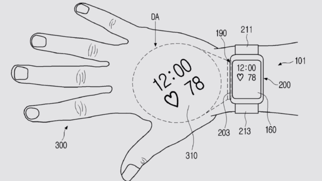 未来科技照进现实？三星Galaxy Watch或可内置投影仪