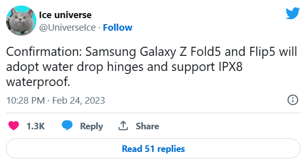 铰链工艺大改！曝三星Galaxy Z Fold 5将更加薄