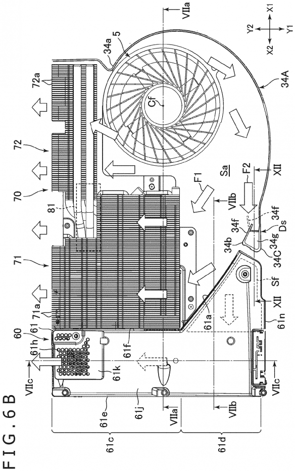 索尼PS5新专利！可以有效引导气流，降低主机温度！(索尼PS5新专利！可以有效引导气流，降低主机温度！)
