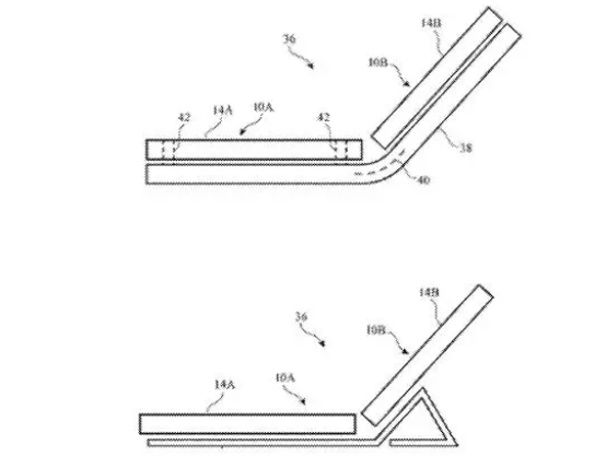 苹果可折叠手机新专利 据说摔不坏