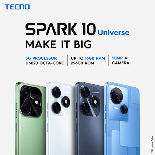 天玑6020加持！传音Tecno Spark 10系列手机芯片绝了