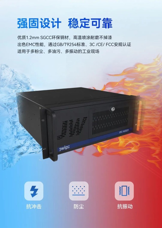 智微工业IPC-4U820上架式工控机瞩目上市