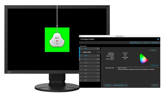 艺卓发布新一代24.1”配备USB-C的色彩管理显示器CS2400S