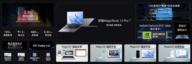 超长续航，智慧高能！荣耀MagicBook 14系列2023 发布，首销优惠价4999元起