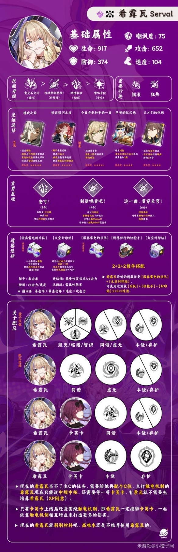 崩坏星穹铁道希露瓦培养攻略-崩坏星穹铁道希露瓦怎么培养