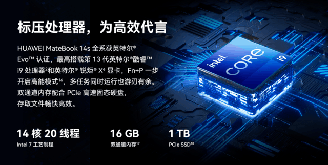 售价6799元起 华为专业高性能轻薄本MateBook 14s 2023正式发布！