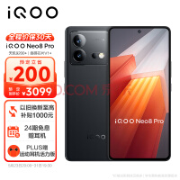 iQOO Neo8 Pro发布：起步16G内存 淘汰12G！