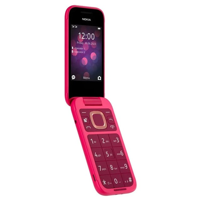 复古翻盖设计！粉色和绿色版诺基亚2660 Flip手机曝光