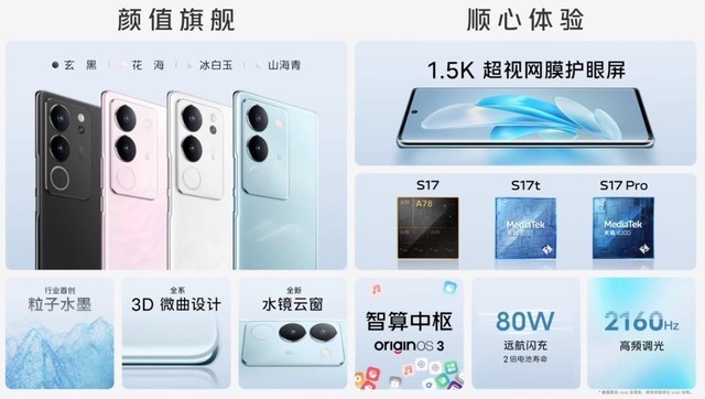 2499元起 vivo S17系列发布会汇总