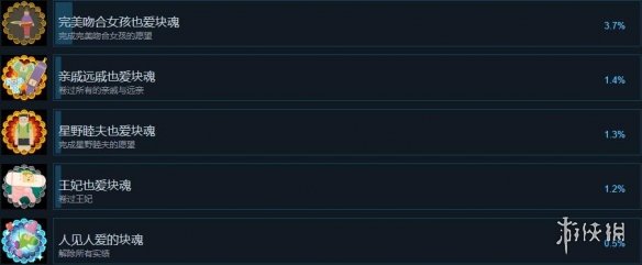 人见人爱的块魂成就列表一览-全成就怎么达成