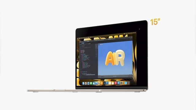 10499元起！苹果推出15英寸MacBook Air笔记本