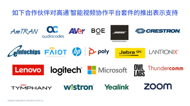 全新高通智能视频协作平台套件具备丰富AI特性，支持Android和Linux