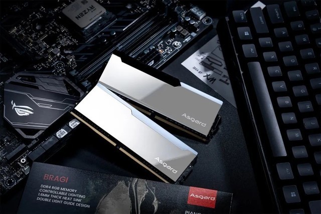 阿斯加特将推索尔DDR5-8000旗舰内存：银灰镜面、支持RGB灯效