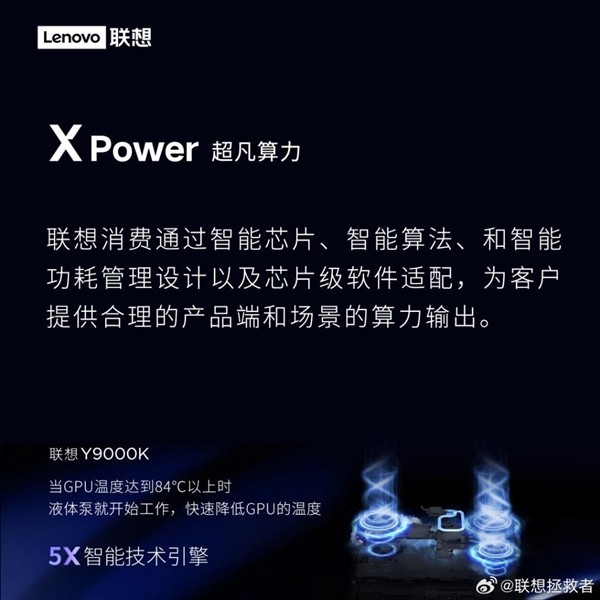 拯救者Y9000K 2023游戏本公布 内置水冷散热