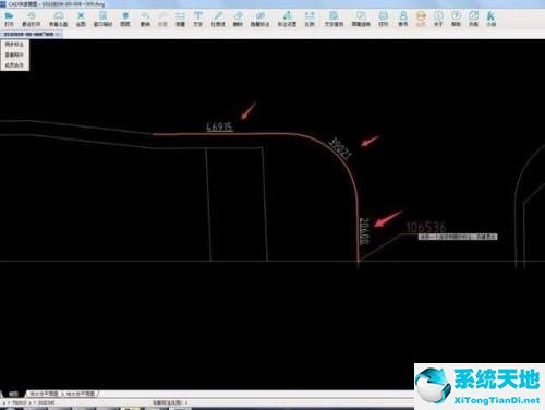 cad如何分段测量曲线长度(cad快速看图怎么测量多条线段总长)