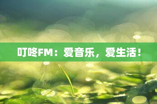 叮咚FM：爱音乐，爱生活！