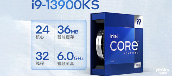 频率高达6GHz！英特尔i9-13900KS详解