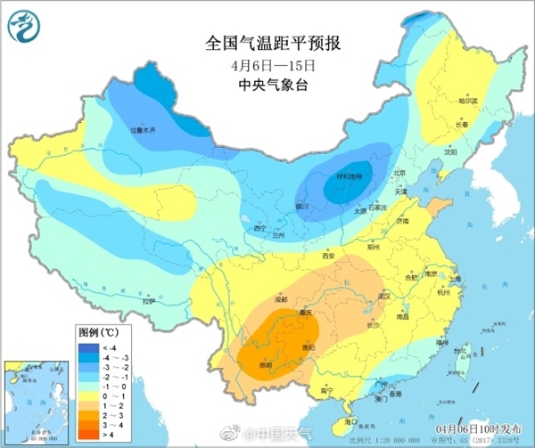 气象台：未来十天冷空气影响频繁 9日起沙尘天气将卷土重来