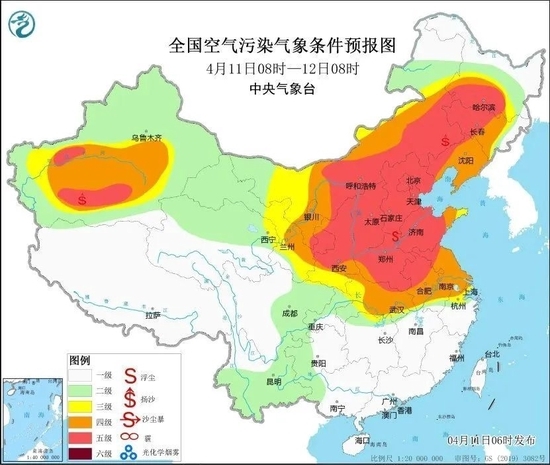 越过长江！沙尘暴或影响江浙沪