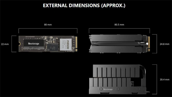 索尼Nextorage推出首款PCIe 5.0 SSD：散热配置堪称豪华