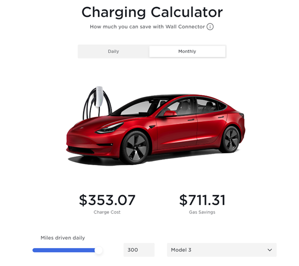 特斯拉晒美国电价/油价：每天开电车50公里 一月省700块