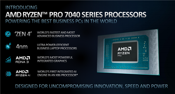 AMD Zen4双线出击！锐龙PRO 7000正式发布：全面领先苹果M2 Pro