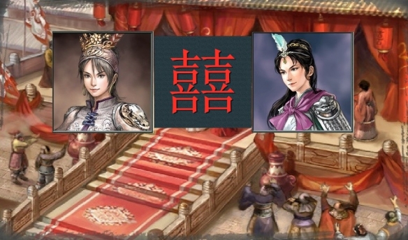 三国志11威力加强版怎么让两个女武将结婚-两个女武将结婚