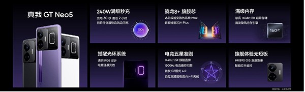 2499元起！真我GT Neo5发布 京东预定以旧换新至高补贴800元