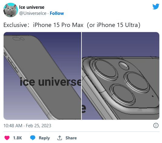 长这样？iPhone 15 Pro Max可能会有更薄的相机凸起和机身