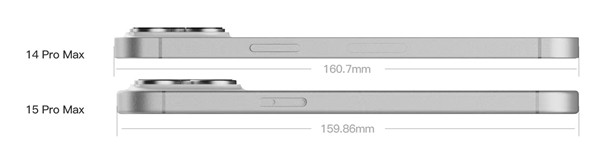 iPhone 15 Pro Max对比上代：镜头更大 机身更厚