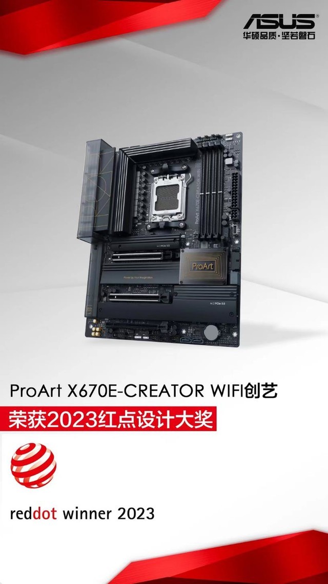 华硕Z790X670E主板勇夺2023红点设计大奖