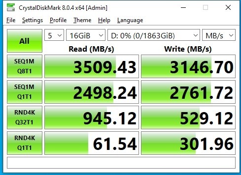 2023年，基于PCIe 3.0的英睿达P3仍是主流之选