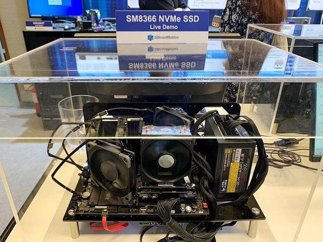 2023 COMPUTEX：SMI现场实测MonTitan Gen5企业级SSD