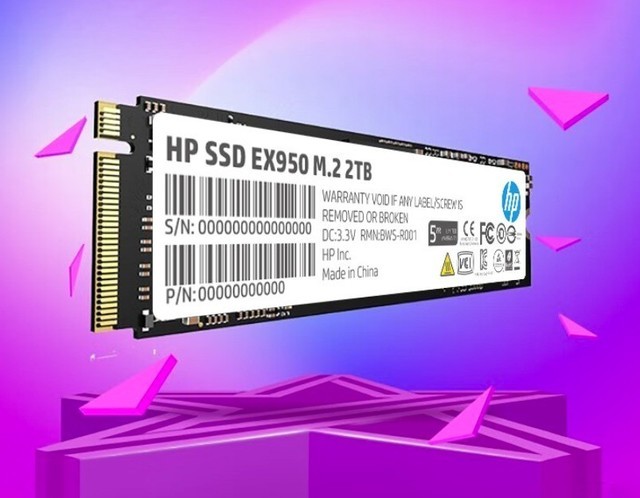 惠普512GB NVMe M.2固态硬盘低至269元