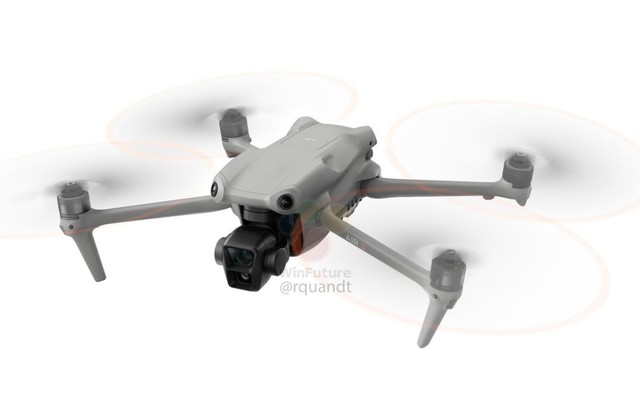 大疆 DJI Air 3 无人机渲染图曝光，搭载双摄像头系统、新款控制器